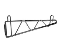 product of Serv-Ware SLWB24-CWP 24" Silver Epoxy Wall Bracket for Wire Shelving, Sold per Pair