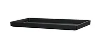 product of Cal-Mil 26110-1220-13 Hudson Tray, 21.5" x 13.25" x 1.5" H, Black Melamine, Raised Rim, Modular