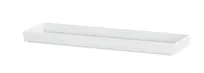 product of Cal-Mil 26110-206-15 Hudson Tray, 21.5" x 6.75" x 1.5" Matte White Melamine, Raised Rim, Modular