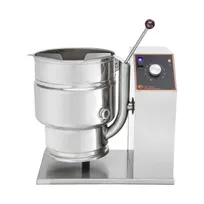 product of Groen TDB-40A 10 Gallon Countertop Tilting 2/3 Steam Jacketed Electric Kettle, Advanced Controls