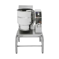 product of Groen TDHC-48C 12 Gallon Countertop Tilting 2/3 Steam Jacketed Gas Kettle w/ Crank Tilt, 52.000 BTU