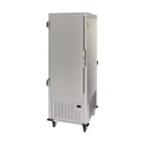 product of Dinex DXPACR15L 26" Air Curtain Mobile Refrigerator, Left Hinged Door, Stainless Steel, Bottom Mounted Self-Contained