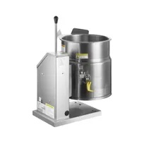 product of Cleveland KET12T 12 Gallon Countertop Tilting 2/3 Steam Jacketed Electric Kettle
