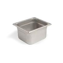product of Concasse MCI241610 Stainless Steel Steam Table Pan, 1/6 Size, 6-7/8" x 6-1/4" x 4", NSF
