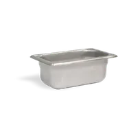 product of Concasse MCI241902 Stainless Steel Steam Table Pan, 1/9 Size, 6-7/8" x 4-1/4" x 1", NSF