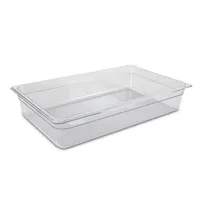 product of Concasse MCIP1110 1/1 Food Pan, 20-3/4" W x 12-3/4" D x 4" H, Clear Polycarbonate, NSF, Stackable