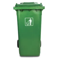 product of Concasse MCLBBREC240 - Commercial Rectangular Trash Can, 63 Gallon Heavy Duty Green