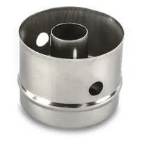 product of Concasse MCPACOR02 - 3" Round Stainless Steel Skull Cookie Cutter, Durable Baking Smallware