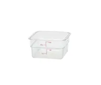 product of Concasse MCRC1500 Square Food Storage Container, 2 Liters, Clear Polycarbonate With Cap