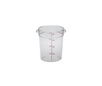 product of Concasse MCRR4000 Clear Polycarbonate Food Storage Container, 4 Liters, Round with Cap