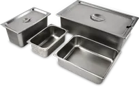 product of Concasse MCTA241100 Full-Size Slotted Stainless Steel Steam Table Pan Cover With Handle