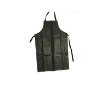 product of Concasse MCTXDELB2641 Prepping Bib Apron, 26" x 41", Vinyl, Black - 1/Bag