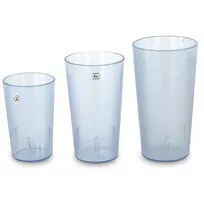 product of Concasse MCVPOL08A - 8oz Blue Polycarbonate Tumbler, 1 Cup, Durable Plastic