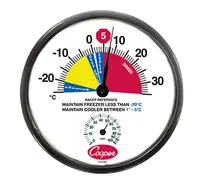 product of Cooper-Atkins 212-159C-8 Freezer Thermometer, 12\" dia. dial, -25° to 35°C, HACCP color zone, 10/Case