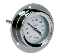 product of Cooper-Atkins 2225-02-5 Thermometer, Dial Type, 3-1/2" Back Flange, 4" Stem, 2" Dial, 0-220°F