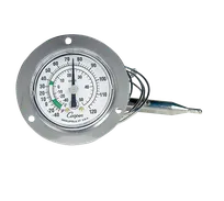product of Cooper-Atkins 6142-13-3 Dial Thermometer, -40°F to 120°F, 2" Panel/Flange, 48" Capillary, - 36/Case