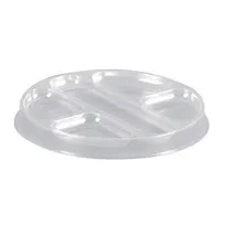 product of Dinex DXT5400PDCLR - 5-Compartment Clear Polystyrene Salad Bowl Insert, Made in USA, 300/Case