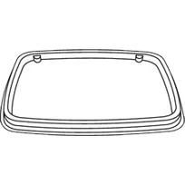 product of Dinex DXTT30 Bowl Lid, Translucent Plastic Cover, Fits DXTT20 Soup Bowls, 4.5" Diameter - Case
