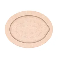 product of Epicurean 659-120901 Fajita Board - Oval 12" x 9.25" x 3/4", Natural, NSF, Dishwasher Safe