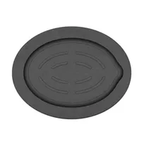 product of Epicurean 659-120902 Slate Fajita Serving Board, 12" x 9.25" x 0.75", Oval Composite, Dishwasher Safe