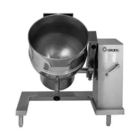 product of Groen DHT-60A,INA/2 60 Gallon Floor Tilting 2/3 Steam Jacketed Gas Kettle Mixer, 150.000 BTU
