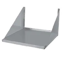 product of GSW USA MS-1818 - Wall-Mount Microwave Shelf, 18" W x 18" D x 12" H, Stainless Steel, 100 lbs, ETL Certified