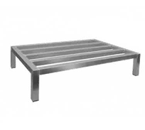 product of GSW USA RA-2424 Dunnage Rack, 24"L x 24"W x 8"H, 1000 lbs, all-welded aluminum tube, ETL certified