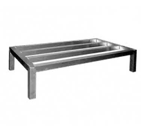 product of GSW USA RA-4820 Dunnage Rack, 48"L x 20"W x 8"H, 1000 lbs, all-welded aluminum tube, ETL certified, 250-1200 lbs range