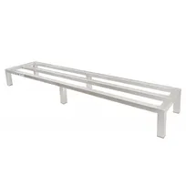 product of GSW USA RA-6014 Vented Dunnage Rack, 60"L x 14"W x 8"H, All-Welded Aluminum Tube, 1000 lbs, ETL Certified