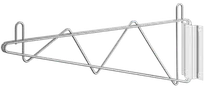 product of GSW USA WSC-24B Wall Mount Shelving Bracket, 26" Deep Chrome Plated, Single Bracket, NSF Certified, Support