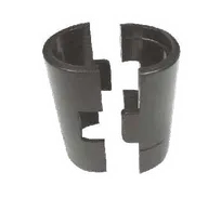 product of GSW USA WSH-SS Post Clip, Split Sleeve for Wire Shelving Posts, Set of 4, Heavy‑Duty Steel, Black Finish
