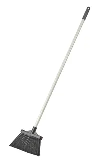 product of Hubert 185885 - Angled Flagged Bristle Broom, 47" Height, Black Metal Handle, Commercial Grade