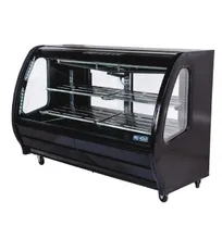 product of Imbera USA DDC80B PKD 115V R290 Deli Display Case, Black, 35.6-50°F, Stainless Steel Counter, LED