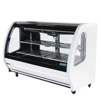product of Imbera USA DDC80W PKD 115V R290 Deli Display Case, White, 35.6-50°F, 1/2 HP, Stainless Steel, Glass