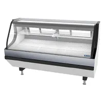product of Imbera USA MCSC 80W - Curved Glass Meat Display Case, Stainless Steel, Aluminum, 0°C to -8°C, Modular