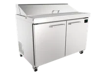 product of Imbera USA SPT48 48" 2-Door Sandwich and Salad Prep Table, Stainless Steel, 12 Pan Capacity