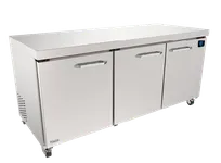 product of Imbera USA UCT72-HC-B3 72" 3-Door Undercounter Refrigerator, Stainless Steel, Front Breathing, 18 cu. ft.