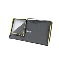 product of Lodge AT-7 Tote, Snap Closure, Grommet, Zipper, Weather-Resistant Polyester PVC Backing, Black Case