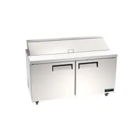 product of Kool-It Infinity KIN36MSP-HC 36" 2-Door Mega Top Sandwich and Salad Prep Table, 15 Pans