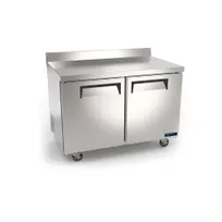 product of Kool-It Infinity KIN36WTR-HC 36" 2-Section Worktop Refrigerator w/ 2 Doors, 9 cu. ft.