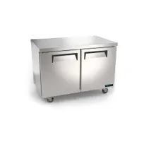 product of Kool-It Infinity KIN48UCR-HC 48" Two Solid Door Undercounter Refrigerator, Stainless Steel, 12 cu. ft.