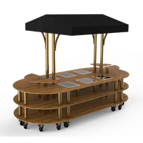 product of Steelite MGCMLD03BBBW Buffet Station