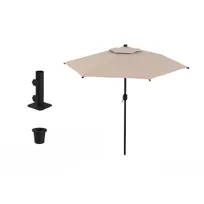 product of Steelite MGSOVCSM0301 Mogogo Commercial Patio Umbrella with Cream Bracket, Round Shape, Mixed Materials, 1 per Case