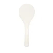 product of Town 22805 White Rice Paddle Serving Spoon, 7" Long, Durable Plastic Kitchen Hand Tool