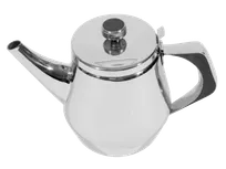 product of Town 24332 Coffee Pot & Teapot, 30-Oz Stainless Steel, Spout, Strainer, Insulated Handle, Lid