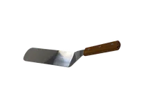 product of Town 34981 Commercial Spatula, Hamburger Turner, 9.5" Blade, 14" Length, 2.75" Width, Wooden Handle