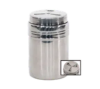 product of Town 37594 Dredge Shaker, 9 Oz Capacity, 18/8 Stainless Steel, Metal Lid, 3-Way Adjustable Top
