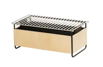 product of Cal-Mil 25227-93 Logan Chafing Dish, 19.75" x 10" x 7.5" H, Rectangular Wood, Black