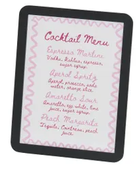 product of Cal-Mil 27010-811-13 Melrose Black Metal Sign Holder, 9.5" x 3" x 12" Tabletop Display