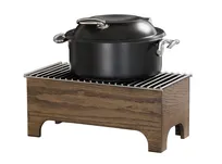 product of Cal-Mil 27012-136 Chafing Dish, 9.25" x 19.25" x 8.25" H, Chocolate Brown Rectangular, Melrose Chafer